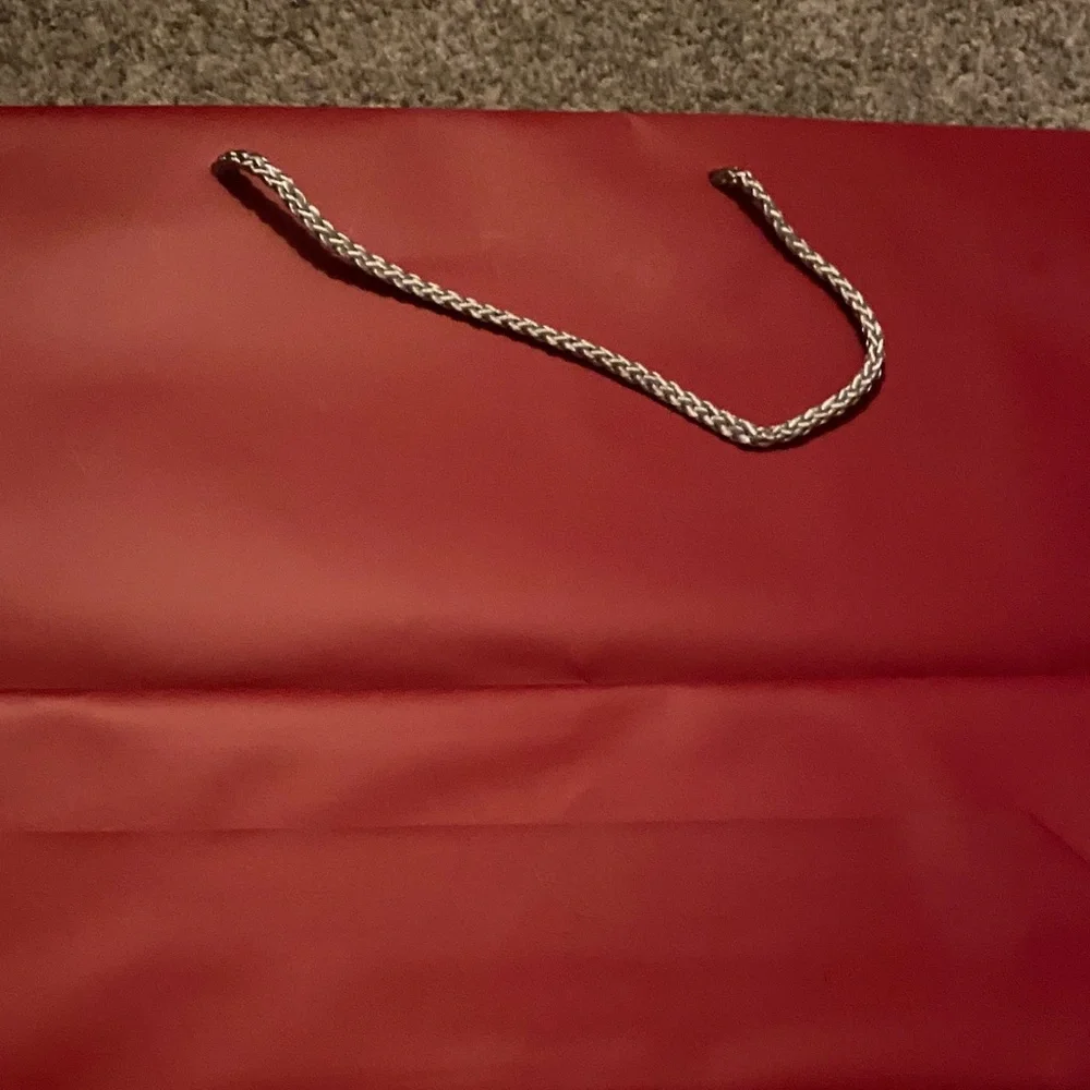 Ferrari Crimson Gift Bag with Silver Logo - Picture 4 of 4